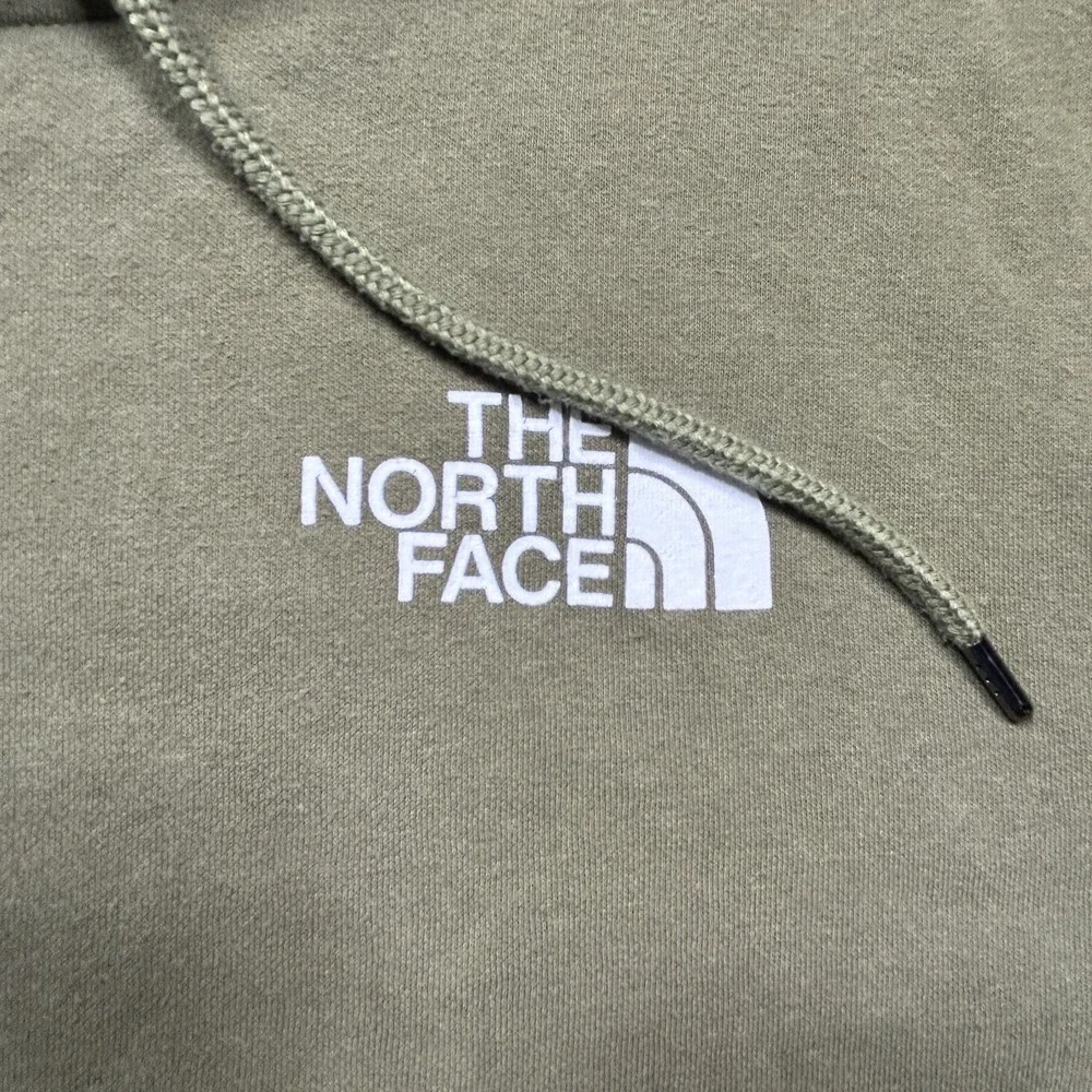 The North Face Hoodie Men's XL Army Green Pullover Box NSE Grunge Outdoor EUC